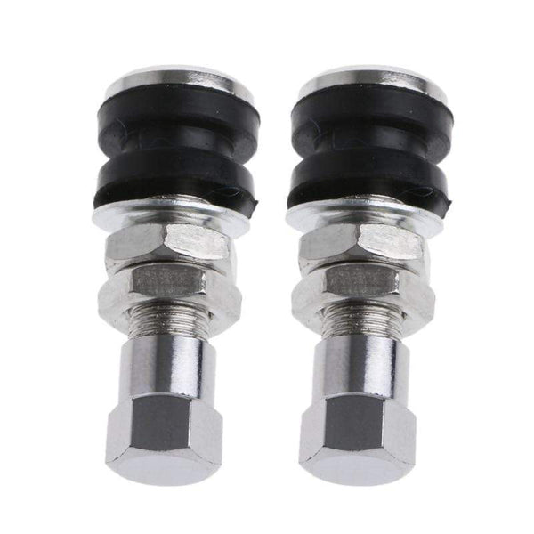 Planet Gates 1 Pair Tire Wheel Valve Tubeless No Tube Stem Motorcycle Car Bike ATV Bicycle