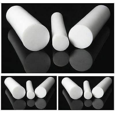 1 pc New 100mm,150mm,200mm,300mm Long PTFE Round Rod Bar Dia 10mm,15mm,18mm,20mm,25mm,30mm,35mm,40mm,45mm,50mm,55mm,60mm