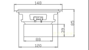 Planet Gates 1 PC Sounderlink Audio Labs 3" 25W  4" 40W 5" 50W subwoofer woofer bass raw speaker driver 4 Ohm 8Ohm  inch unit