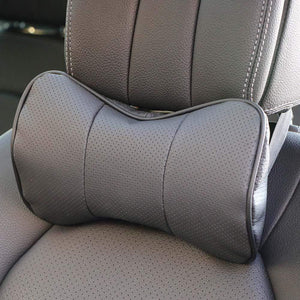 Planet Gates 1 pc top layer leather car Headrest support neck/Auto seat safety pillow cowhide/ O SHI CAR pillow protection cervical spine