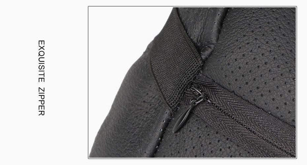 Planet Gates 1 pc top layer leather car Headrest support neck/Auto seat safety pillow cowhide/ O SHI CAR pillow protection cervical spine