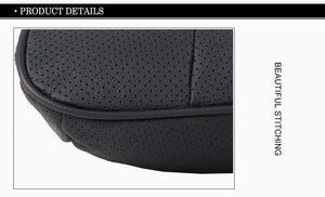 Planet Gates 1 pc top layer leather car Headrest support neck/Auto seat safety pillow cowhide/ O SHI CAR pillow protection cervical spine