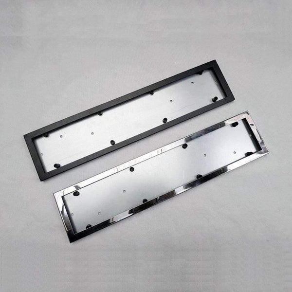 Planet Gates 1 Pcs Car License Plate Frame Metal Frame License Plate Holder Number Plate Holder Fit EU Vehicles Standard Car Styling