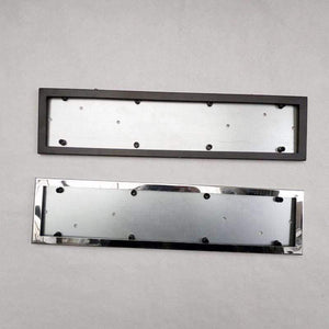 Planet Gates 1 Pcs Car License Plate Frame Metal Frame License Plate Holder Number Plate Holder Fit EU Vehicles Standard Car Styling