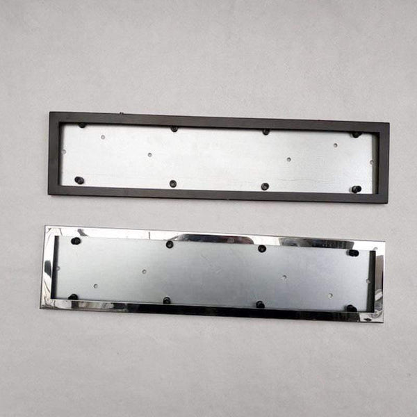 Planet Gates 1 Pcs Car License Plate Frame Metal Frame License Plate Holder Number Plate Holder Fit EU Vehicles Standard Car Styling