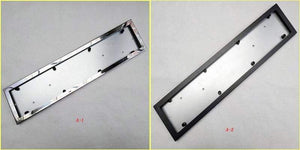 Planet Gates 1 Pcs Car License Plate Frame Metal Frame License Plate Holder Number Plate Holder Fit EU Vehicles Standard Car Styling