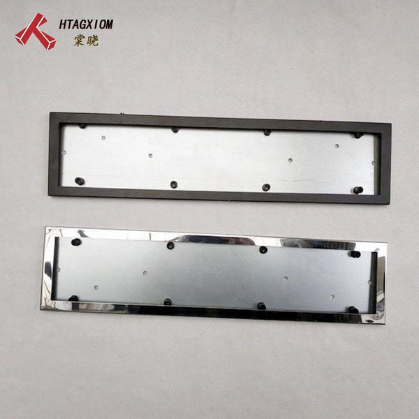 Planet Gates 1 Pcs Car License Plate Frame Metal Frame License Plate Holder Number Plate Holder Fit EU Vehicles Standard Car Styling