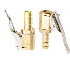 Planet Gates 1 Pcs Car Truck Brass Air Pump Chuck Tyre Valve 8mm Pump Valve Clip Clip Clamp Connector Adapter