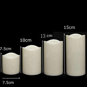 Planet Gates 1 pcs Cylindrical Flickering LED Candle Light Flameless forGarden Yard / Christmas Lamp Decoration