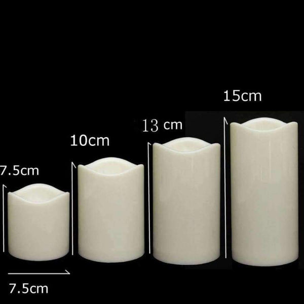 Planet Gates 1 pcs Cylindrical Flickering LED Candle Light Flameless forGarden Yard / Christmas Lamp Decoration