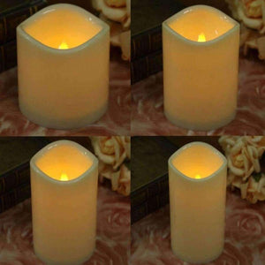 Planet Gates 1 pcs Cylindrical Flickering LED Candle Light Flameless forGarden Yard / Christmas Lamp Decoration