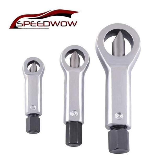 Planet Gates 1 Pcs Duty Rust Resistant Damaged Nut Splitter Remover Rusty Nut Splitter Spanner Remove Cutter Tool Steel Wrench Hex
