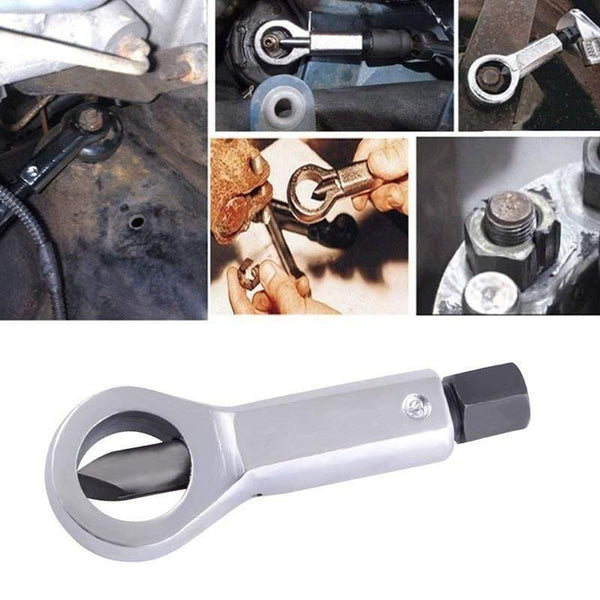 Planet Gates 1 Pcs Duty Rust Resistant Damaged Nut Splitter Remover Rusty Nut Splitter Spanner Remove Cutter Tool Steel Wrench Hex