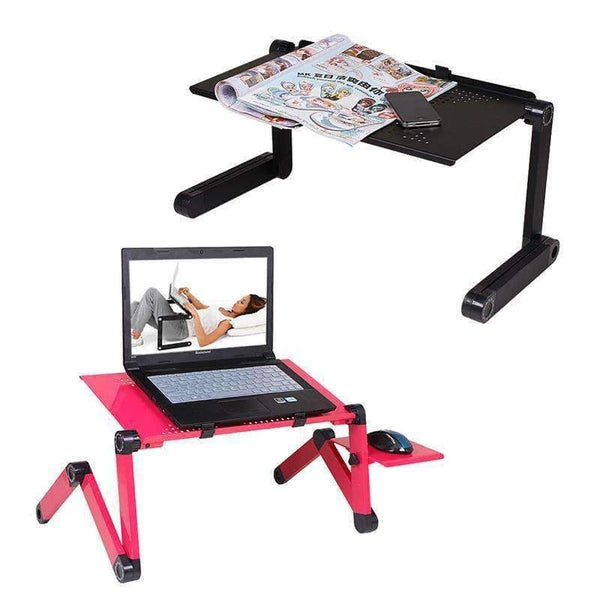 Planet Gates 1 Pcs Foldable Computer Desks Bed Tray Laptop Notebook Lap  Portable Vented Adjustable Stand PC Folding Desk Table