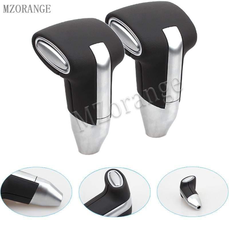 Planet Gates 1 PCS Gear Shift Knob New Automatic Transmission Leather+Chrome For Toyota Camry for Rav4 for Corolla Ex Gear Head CAR