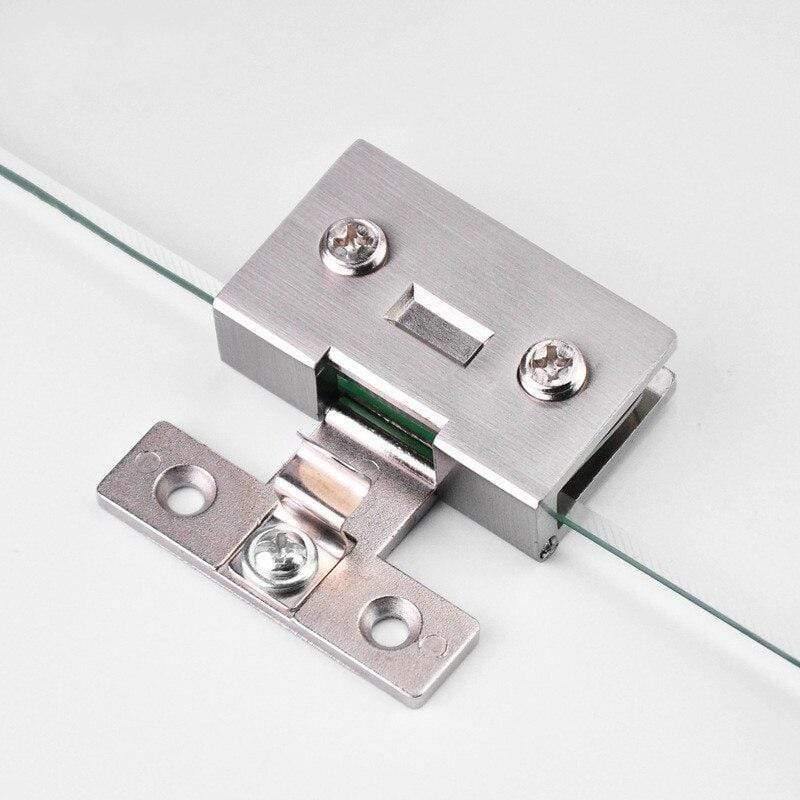 1 Pcs High Quality Free Opening Wine Cabinet Cabinet Glass Hinge Furniture Hardware Accessories Cake Cabinet Glass Hinge