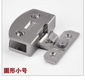 1 Pcs High Quality Free Opening Wine Cabinet Cabinet Glass Hinge Furniture Hardware Accessories Cake Cabinet Glass Hinge