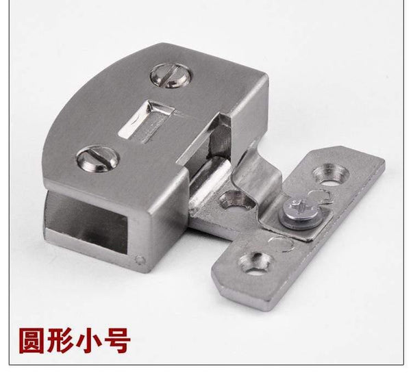 1 Pcs High Quality Free Opening Wine Cabinet Cabinet Glass Hinge Furniture Hardware Accessories Cake Cabinet Glass Hinge