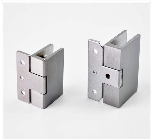 1 Pcs High Quality Free Opening Wine Cabinet Cabinet Glass Hinge Furniture Hardware Accessories Cake Cabinet Glass Hinge