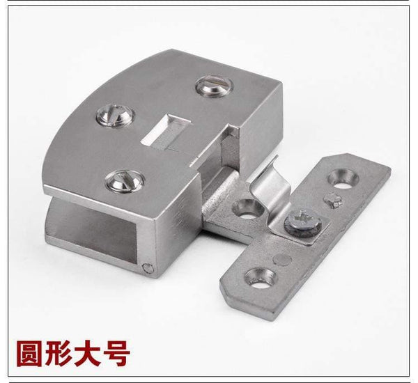 1 Pcs High Quality Free Opening Wine Cabinet Cabinet Glass Hinge Furniture Hardware Accessories Cake Cabinet Glass Hinge