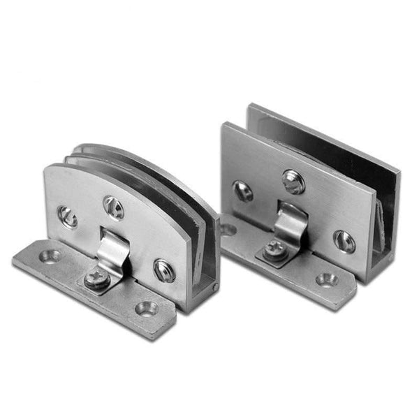 1 Pcs High Quality Free Opening Wine Cabinet Cabinet Glass Hinge Furniture Hardware Accessories Cake Cabinet Glass Hinge
