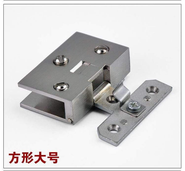 1 Pcs High Quality Free Opening Wine Cabinet Cabinet Glass Hinge Furniture Hardware Accessories Cake Cabinet Glass Hinge