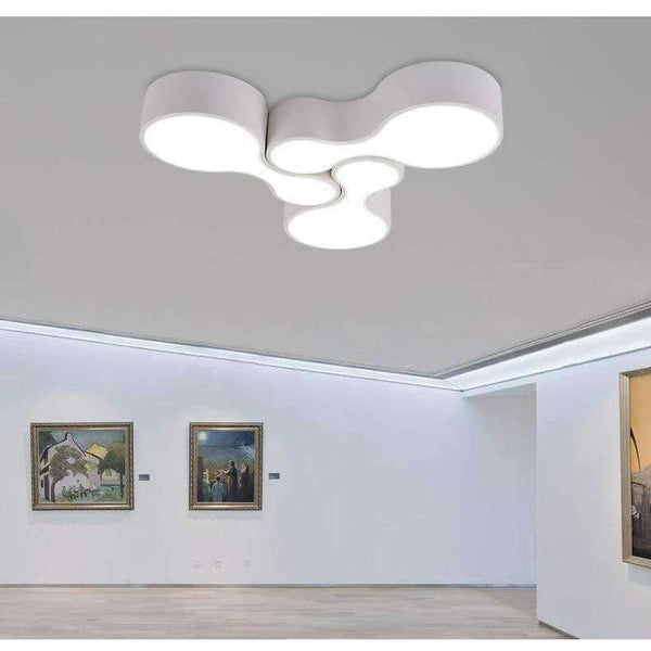 Planet Gates 1 pcs Metal Led commercial Panel Lights black white project Industrial lighting for Office work light lamparas led 2017 hot sale