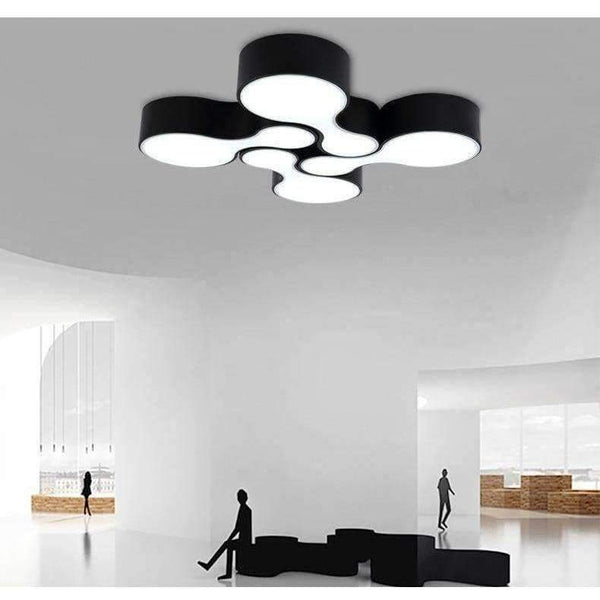 Planet Gates 1 pcs Metal Led commercial Panel Lights black white project Industrial lighting for Office work light lamparas led 2017 hot sale