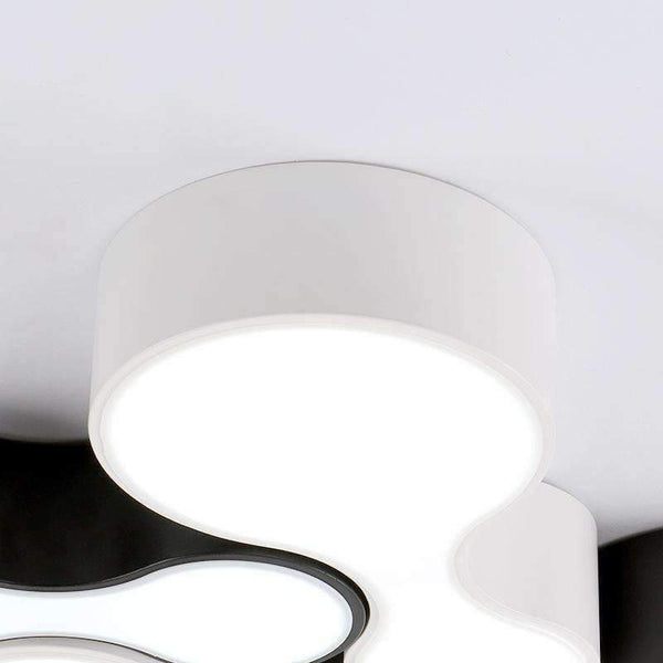 Planet Gates 1 pcs Metal Led commercial Panel Lights black white project Industrial lighting for Office work light lamparas led 2017 hot sale