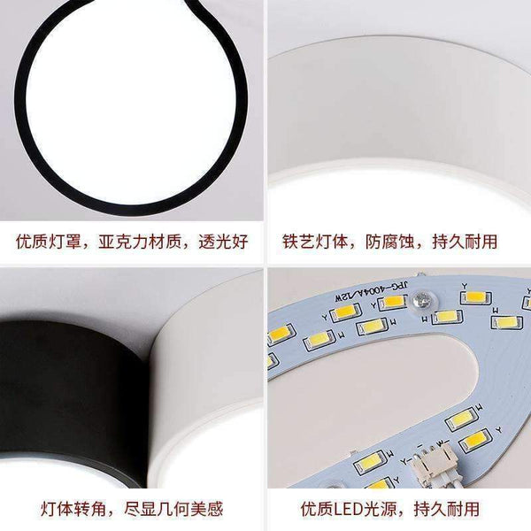 Planet Gates 1 pcs Metal Led commercial Panel Lights black white project Industrial lighting for Office work light lamparas led 2017 hot sale