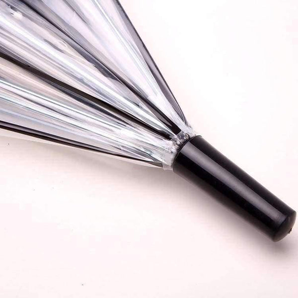 Planet Gates 1 PCS Plastic EVA Transparent Umbrellas Cute Bird Cage Parasol Long-handle Rainy Clear Bubble Umbrella For Women