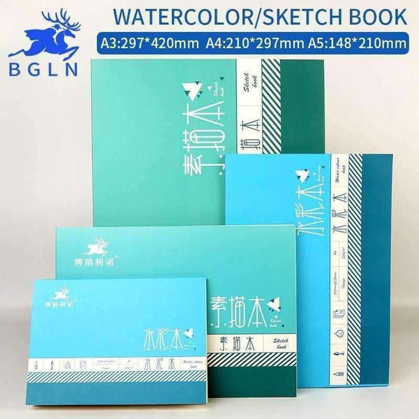 Planet Gates 1 Pcs Professional Watercolor/Sketch Paper 16/32Sheets Hand Painted Water-soluble Book Creative Office School Art Supplies