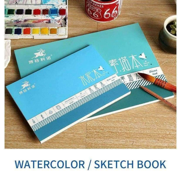 Planet Gates 1 Pcs Professional Watercolor/Sketch Paper 16/32Sheets Hand Painted Water-soluble Book Creative Office School Art Supplies