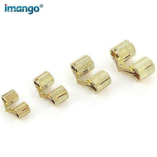 Planet Gates 1 PCS Pure Copper Bucket Dark Hinge Cylinder Small Hinges Hide Hidden Bucket Hinge Cabinet Door Furniture Hardware Wholesale