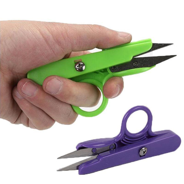 Planet Gates 1 Pcs  Scissors Sewing Spring Embroidery Thrum Yarn Scissors Cross Stitch Clothing Tailor U-cut Head Shear DIY Supplies