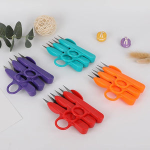Planet Gates 1 Pcs  Scissors Sewing Spring Embroidery Thrum Yarn Scissors Cross Stitch Clothing Tailor U-cut Head Shear DIY Supplies