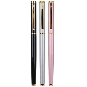 Planet Gates 1 pcs silver Fountain Pen office stationery Cute Kawaii Elegant Pens For Writing school supplies Creative metal pen