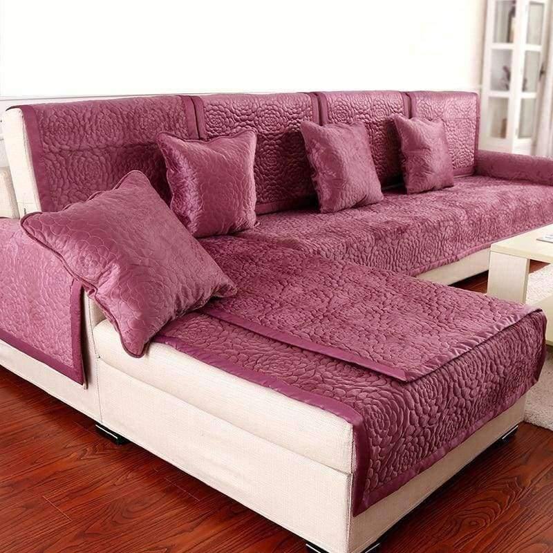 Planet Gates 1 PCS Sofa Cover Towel Fleece Fabric Anti-Mite Modern Sofa Towel Slipcover Seat Couch Cover For Living Room Home Decor Non-slip