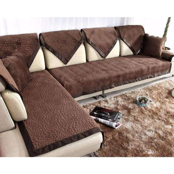 Planet Gates 1 PCS Sofa Cover Towel Fleece Fabric Anti-Mite Modern Sofa Towel Slipcover Seat Couch Cover For Living Room Home Decor Non-slip