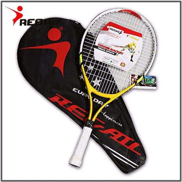Planet Gates 1 Pcs Teenager's Training Tennis Racket Aluminum Alloy Racquet with Bag for Chidlren New Beginners with free Carry Bag