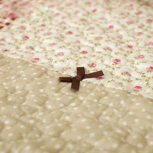 Planet Gates 1 Pcs Winter Sofa Cover Cotton Green Floral Printed Hand Patchwork Quilting Sofa Mat Slip-resistant Home Sofa Towel Home Textile