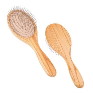 Planet Gates 1 Pcs Wood Oval Anti-static Hair Brush Comb Improve Hair Growth Scalp Massage Comb for All Types of Hair Hair Care Styling Tool