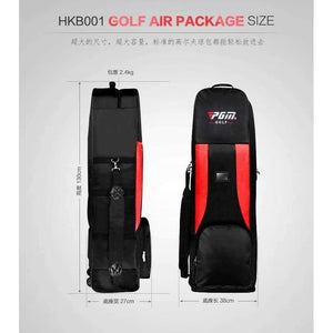 Planet Gates 1 PGM Genuine Golf air bag thickening type double deck aircraft bag with pulley golf bag
