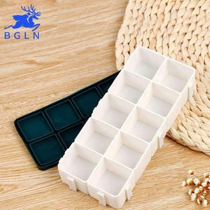 Planet Gates 1 Piece 10/24/36/48Grid Soft Cover Paint Palette Watercolor Painting Palette Professional Art Plastic Palette Art Supplies