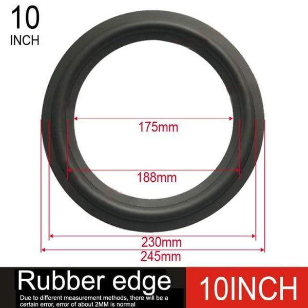 Planet Gates 1 piece / 10INCH-Rubber edge DIYLIVE 4-12 "Rubber surround collapsible subwoofer ring repair speaker fittings (100 ~ 300mm) 4 "5" 5.5 "6.5" 7 "8" 10 "12"