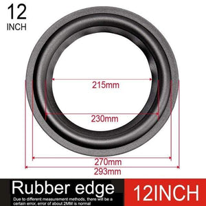 Planet Gates 1 piece / 12INCH-Rubber edge DIYLIVE 4-12 "Rubber surround collapsible subwoofer ring repair speaker fittings (100 ~ 300mm) 4 "5" 5.5 "6.5" 7 "8" 10 "12"