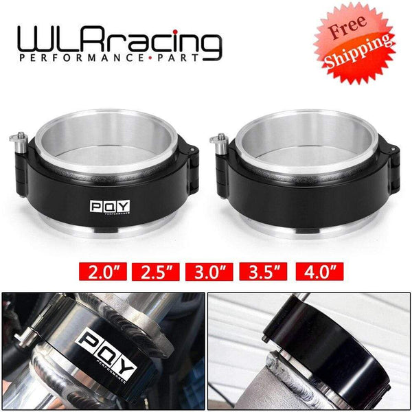 Planet Gates 1 Piece 2.0" 2.5" 3.0" 3.5" 4.0" Clamp System Assembly Exhaust V-band Clamp Quick Release For OD Exhaust/Intercooler Pipe/Turbo