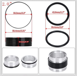 Planet Gates 1 Piece 2.0" 2.5" 3.0" 3.5" 4.0" Clamp System Assembly Exhaust V-band Clamp Quick Release For OD Exhaust/Intercooler Pipe/Turbo