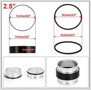 Planet Gates 1 Piece 2.0" 2.5" 3.0" 3.5" 4.0" Clamp System Assembly Exhaust V-band Clamp Quick Release For OD Exhaust/Intercooler Pipe/Turbo