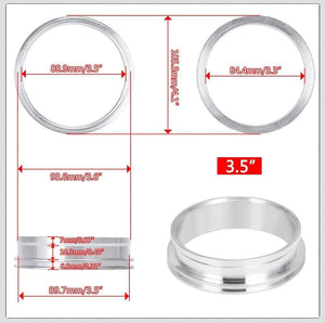 Planet Gates 1 Piece 2.0" 2.5" 3.0" 3.5" 4.0" Clamp System Assembly Exhaust V-band Clamp Quick Release For OD Exhaust/Intercooler Pipe/Turbo